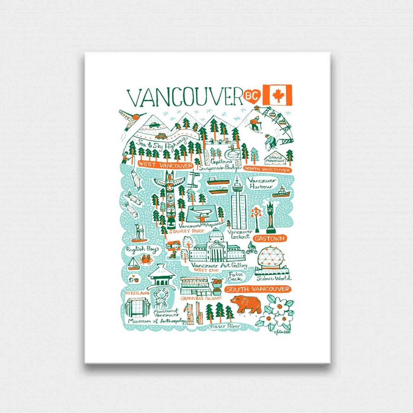 Julia Gash - Vente Affiche d'art - Impressions et cartes de Vancouver2