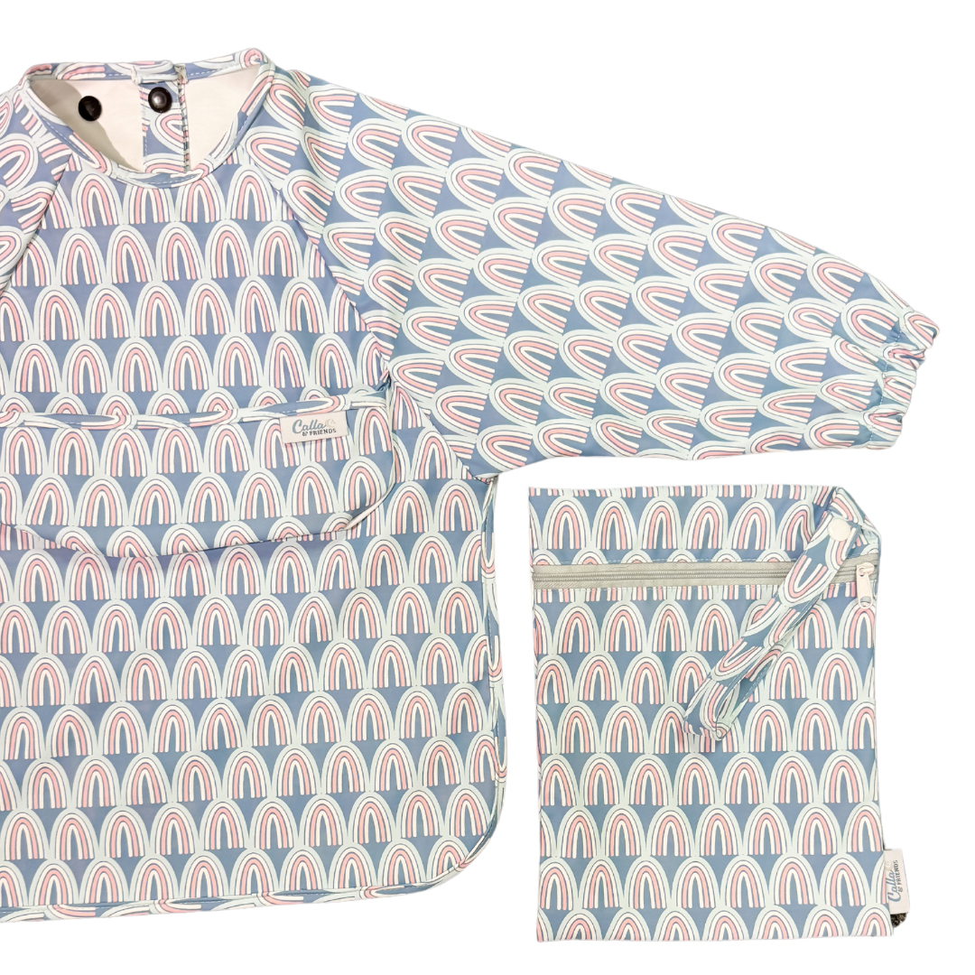 Calla & Friends - Vendita all'ingrosso Bavaglino - Neonati - Il Bavaglino a Maniche Lunghe Grayson - Arcobaleno0