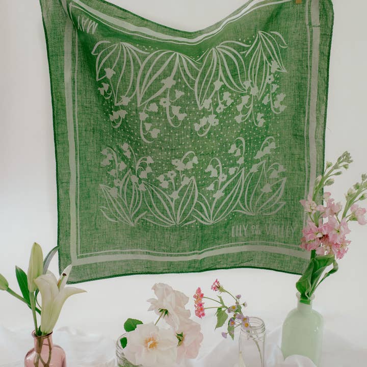 Dyeraid - Vente Bandana – femme - Le muguet Bandana1