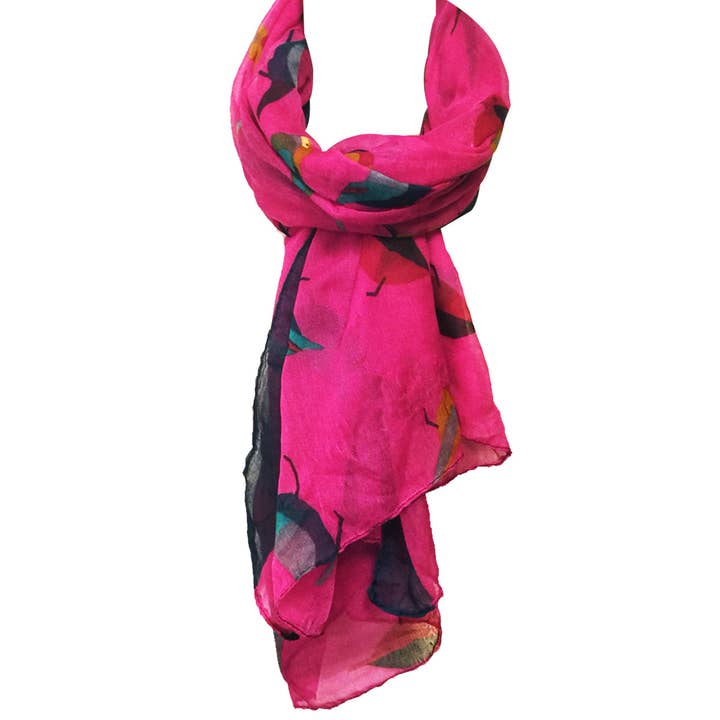 Wrapables.com - Wholesale Scarf - Women's - Wrapables Soft Viscose Bird Print Multi-Style Scarf38