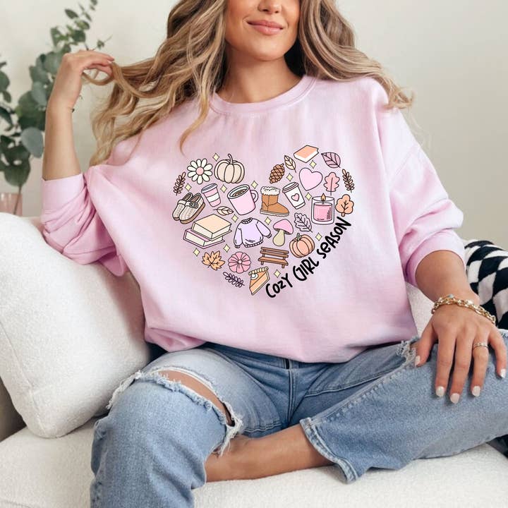 Camisola e Camisa Estação Cozy Girl por atacado de SimplyAbloom