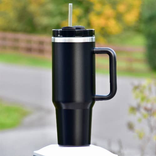 Stainless steel Tumbler | Dishwasher Safe | Color: Black for wholesale by Hjertelig