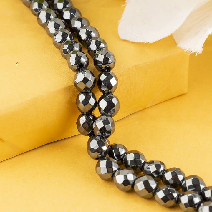 Soothing Crystals Beads - Wholesale Beads - Faceted Beads | Hematite | Crystal Beads for Jewelry12