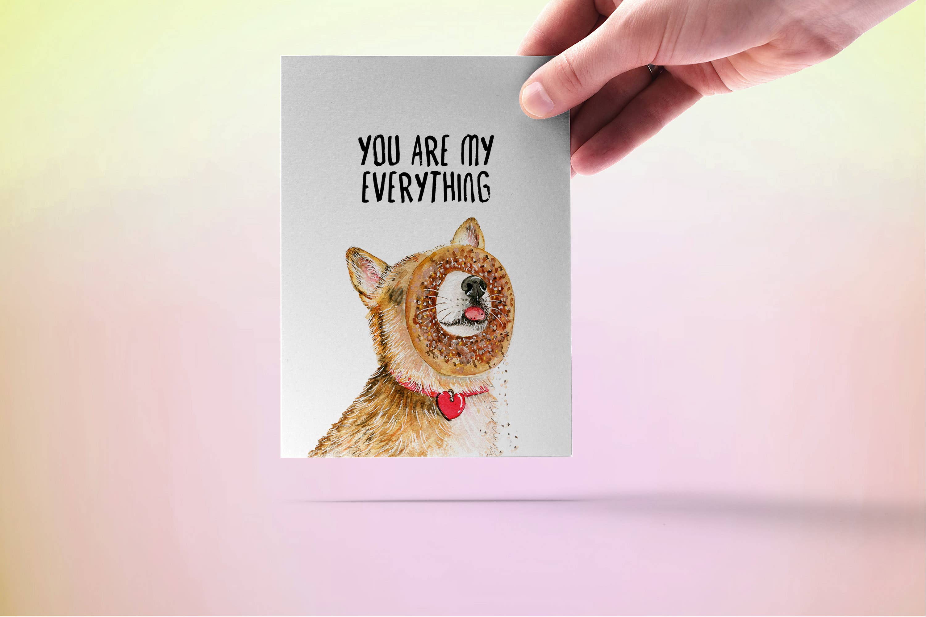Liyana Studio - Vente Cartes de Saint-Valentin - You Are My Everything Bagel — Carte humoristique de Saint-Valentin3