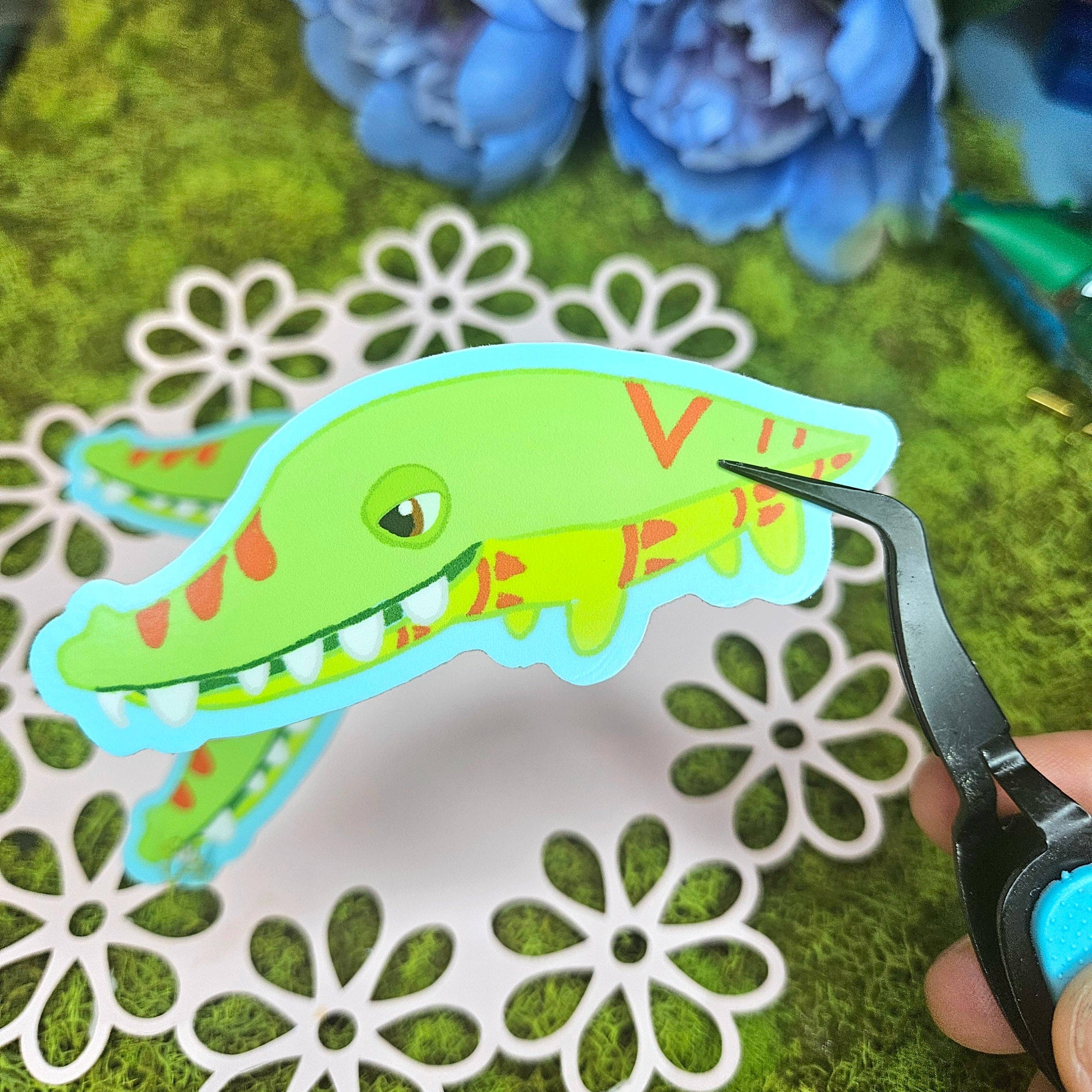 Floating Frogs - Wholesale Sticker - Party Pinatas Vinyl Stickers7