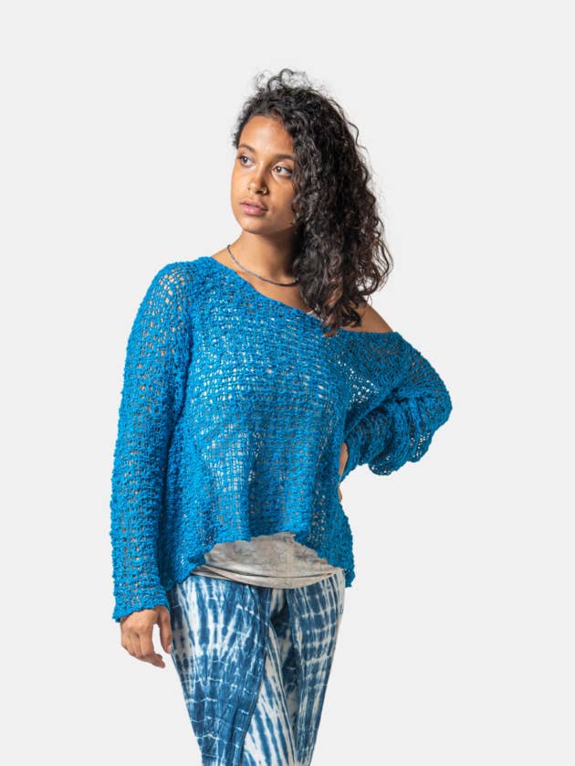 Hands To Hearts - Wholesale Tunic - Women's - Crocheted Long Sleeve Soul Warmer36