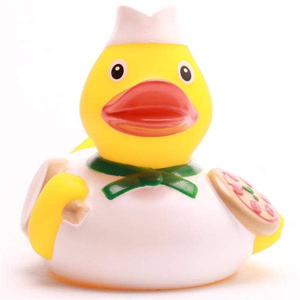 Duckshop - Wholesale Bath Toy - Baby - Pizza Baker Rubber Duck - Rubber Duck2