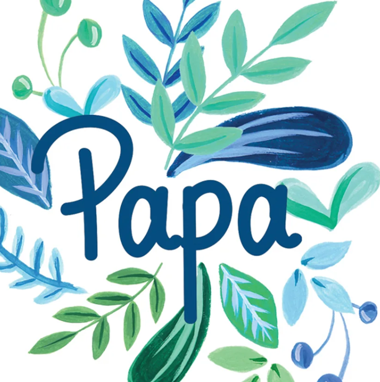 Paige & Willow - Wholesale Father's Day Card - Papa Illustrated Father's Day Card2