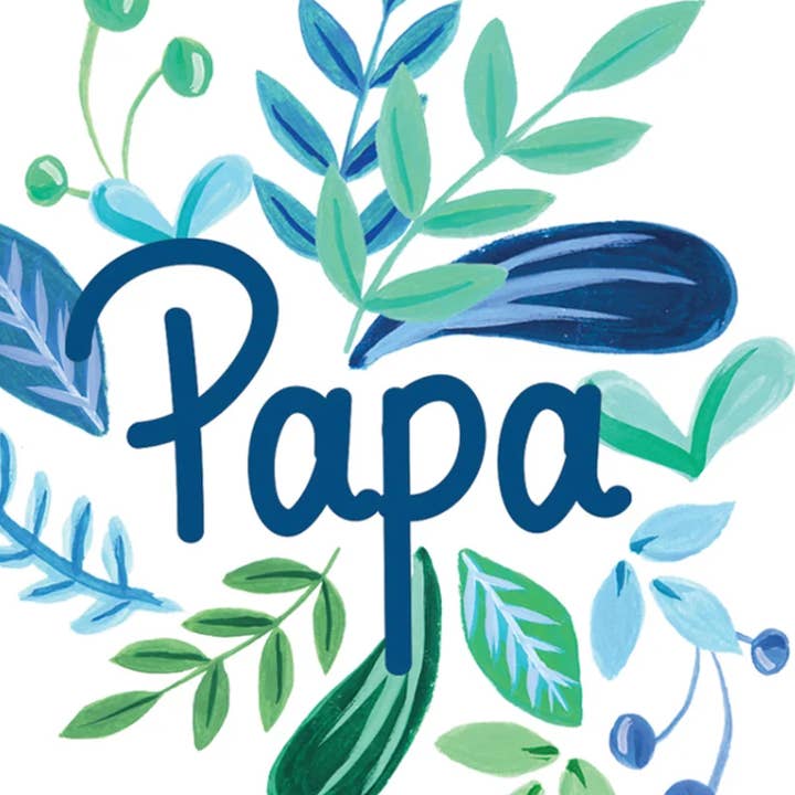 Paige & Willow - Wholesale Father's Day Card - Papa Illustrated Father's Day Card2