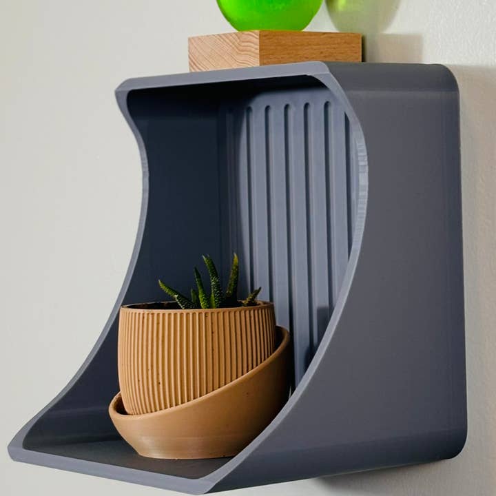 Dubbel vånings flytande hylla för wholesale av Refinednook