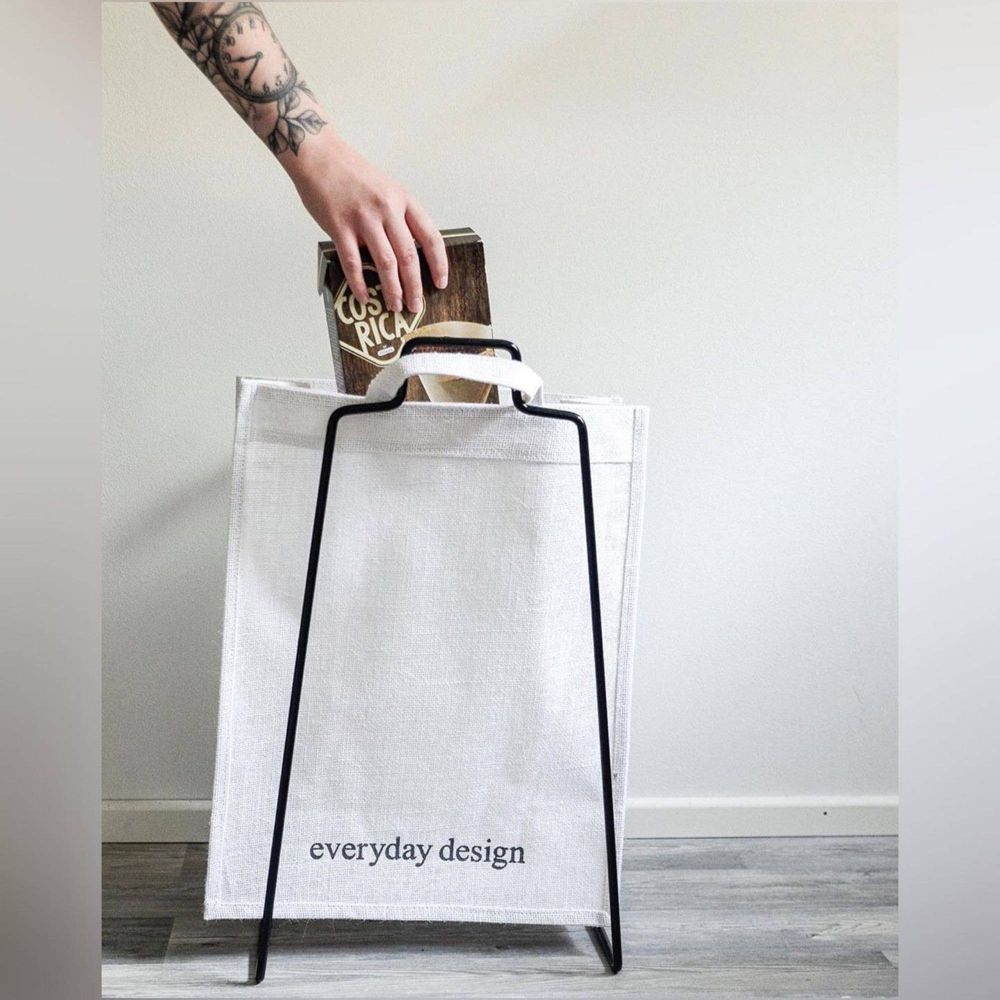 Everyday Design - Wholesale Trashcan/Trash Bin - HELSINKI paper bag holder (various colors)3