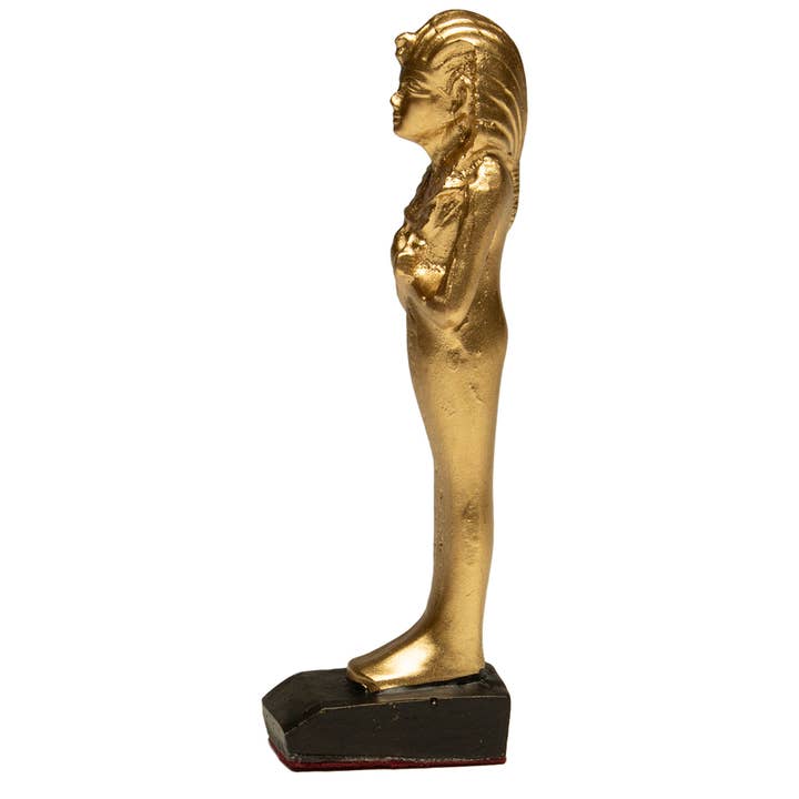 Discoveries, Inc. - Vendita all'ingrosso Statuette decorative - Statua del Re Tut in Oro - 5,25" - Egiziana3
