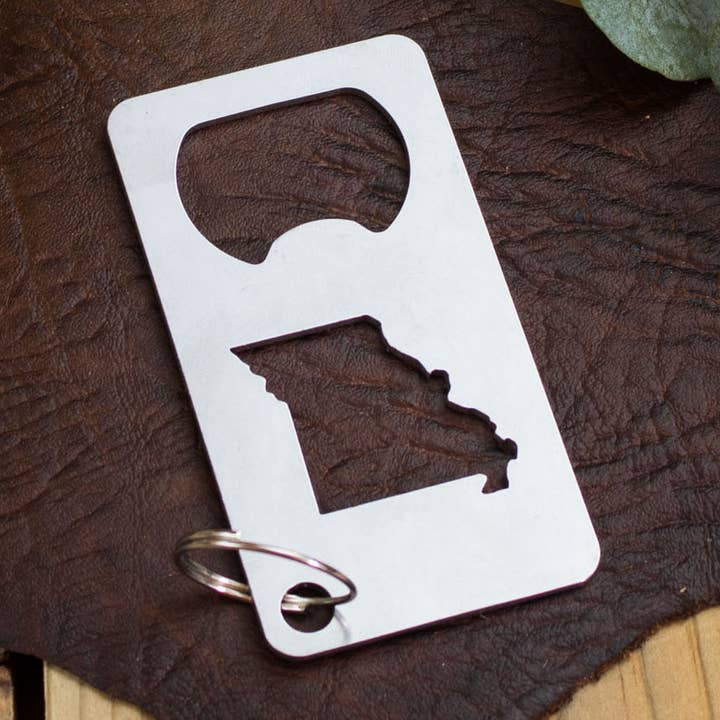 Iron Maid Art - Wholesale Bottle/Wine Opener - Missouri State Stainless Steel Beer Bottle Opener Gift0