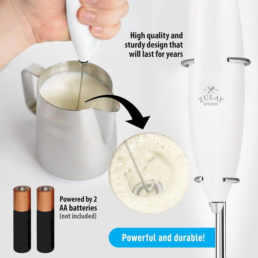 Zulay Kitchen - Wholesale Coffee Machine - Complete Milk Frother Set, Coffee Gift 12