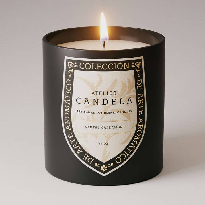 Santal Cardamom 14oz (6 Pack) for wholesale by Atelier Candela