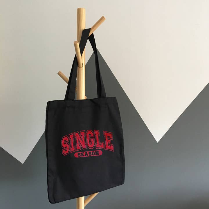 Single Season Canvas Tote Bag, Reuseable bag, grocery bag for wholesale by Seven77nine