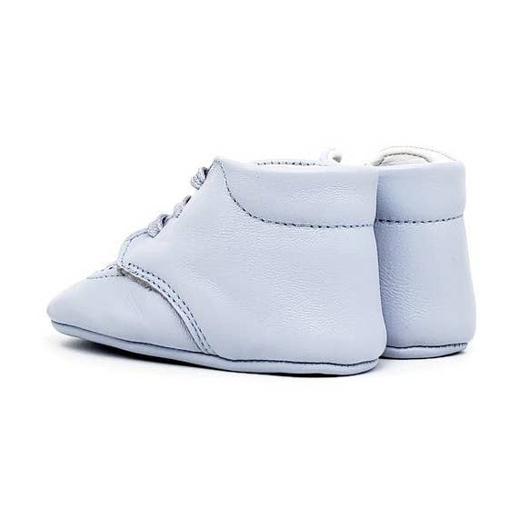 Chaussures de berceau pour bébé - Bleu bébé pour la vente par Tippy Tot Shoes