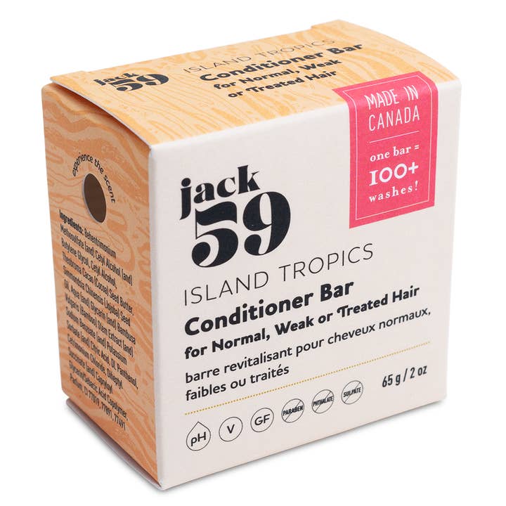 Jack59 Inc. - Wholesale Hair Conditioner - Island Tropics Conditioner Bar - Fresh Coconut - Jack591