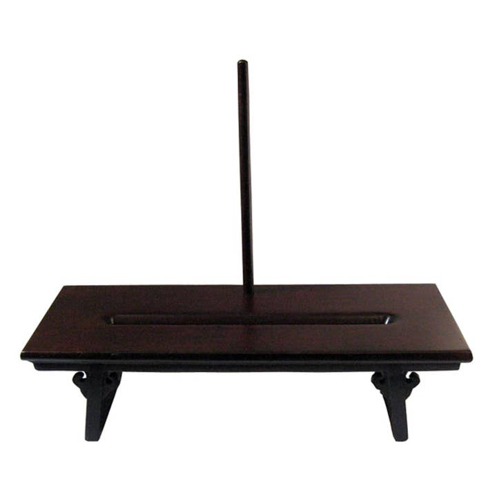 Oak Tall Art Tile Stand for wholesale by T-Trove Asian Decor