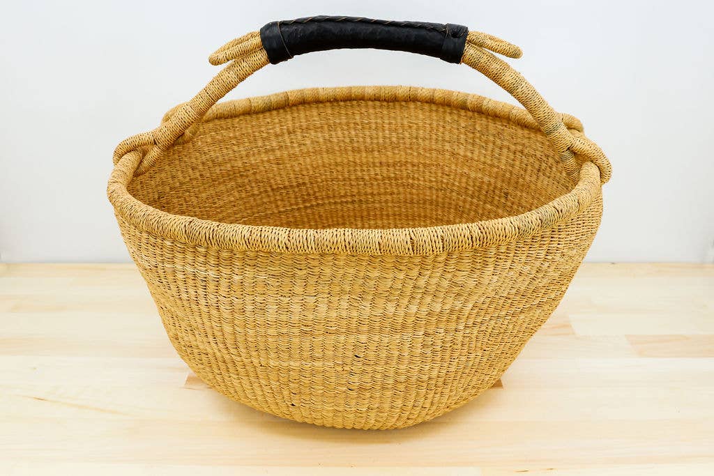 Gitzell FairTrade - Wholesale Basket - Market Basket Bolga Basket/, natural2