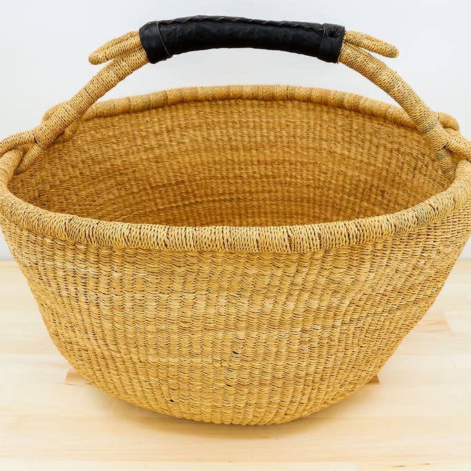 Gitzell FairTrade - Wholesale Basket - Market Basket Bolga Basket/, natural2