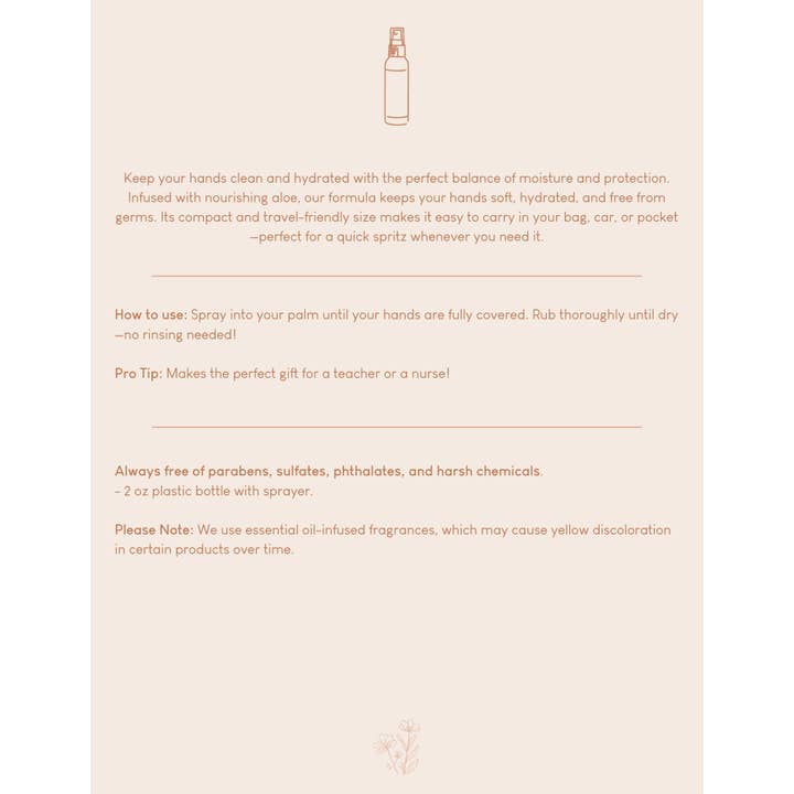 Aria Rose Bath Co - Wholesale Hand sanitiser - Cranberry Woods Hand Sanitizer - Cozy Collection1