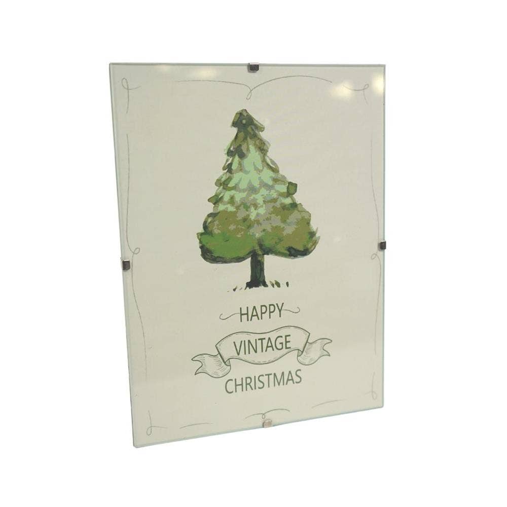 NHP International – Moldura por atacado – Porta-retratos 'Happy Vintage Christmas' 15x20 cm1