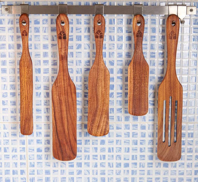 Woodenhouse - Wholesale Spatula/Turner - Wooden Spurtle Set of 53