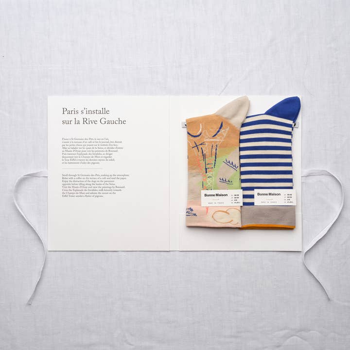 Bonne Maison - Wholesale Socks - Unisex - Book Paris Eiffel Tower5