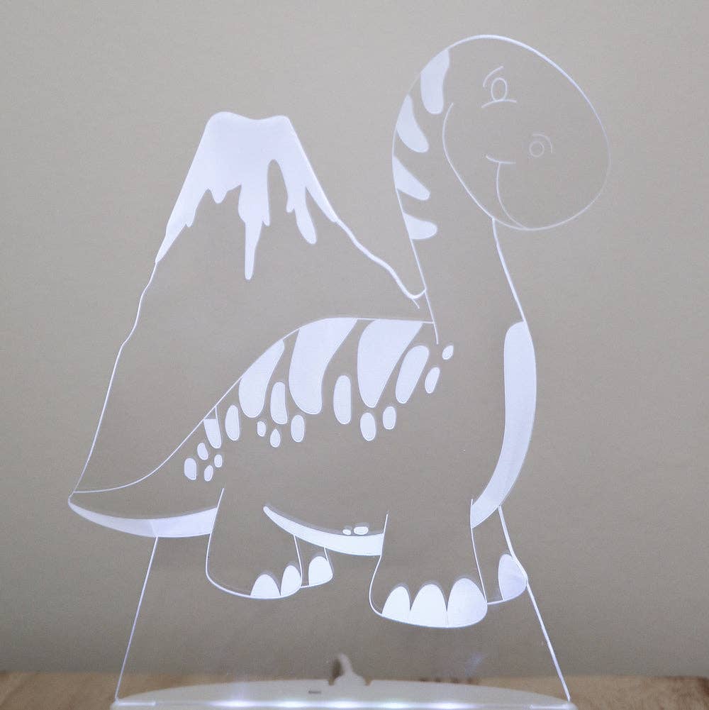 Luminous Distribution - Wholesale Night Light - Kids & Baby - Duski Dream Light LED Night Light - Dinosaur - PLUG IN1