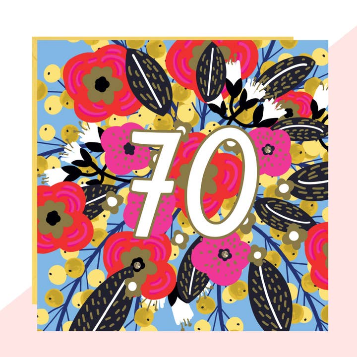 70-årsjubileumskort för wholesale av Lottie Simpson