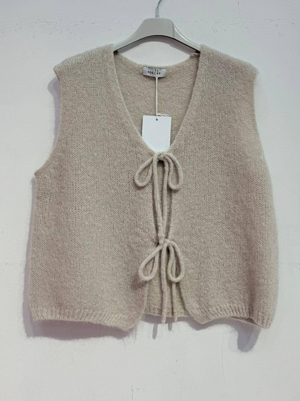 NOELINE - Vente Pull en maille – femme - Gilet en mohair et laine 76775