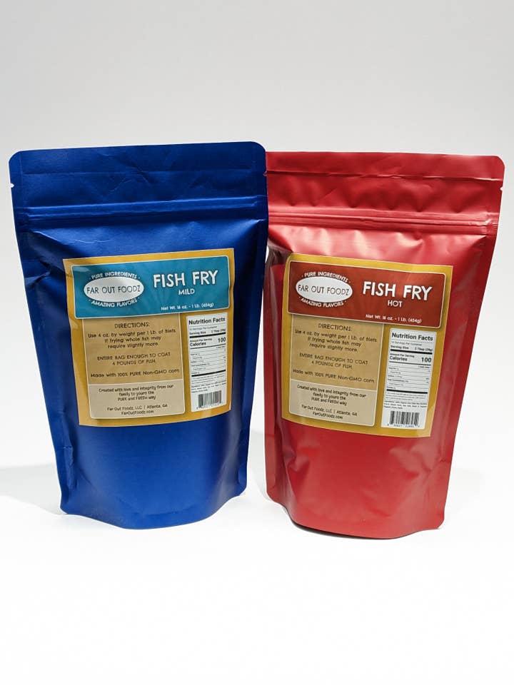 Fish Fry (Mild & Hot) for wholesale by Far Out Foodz