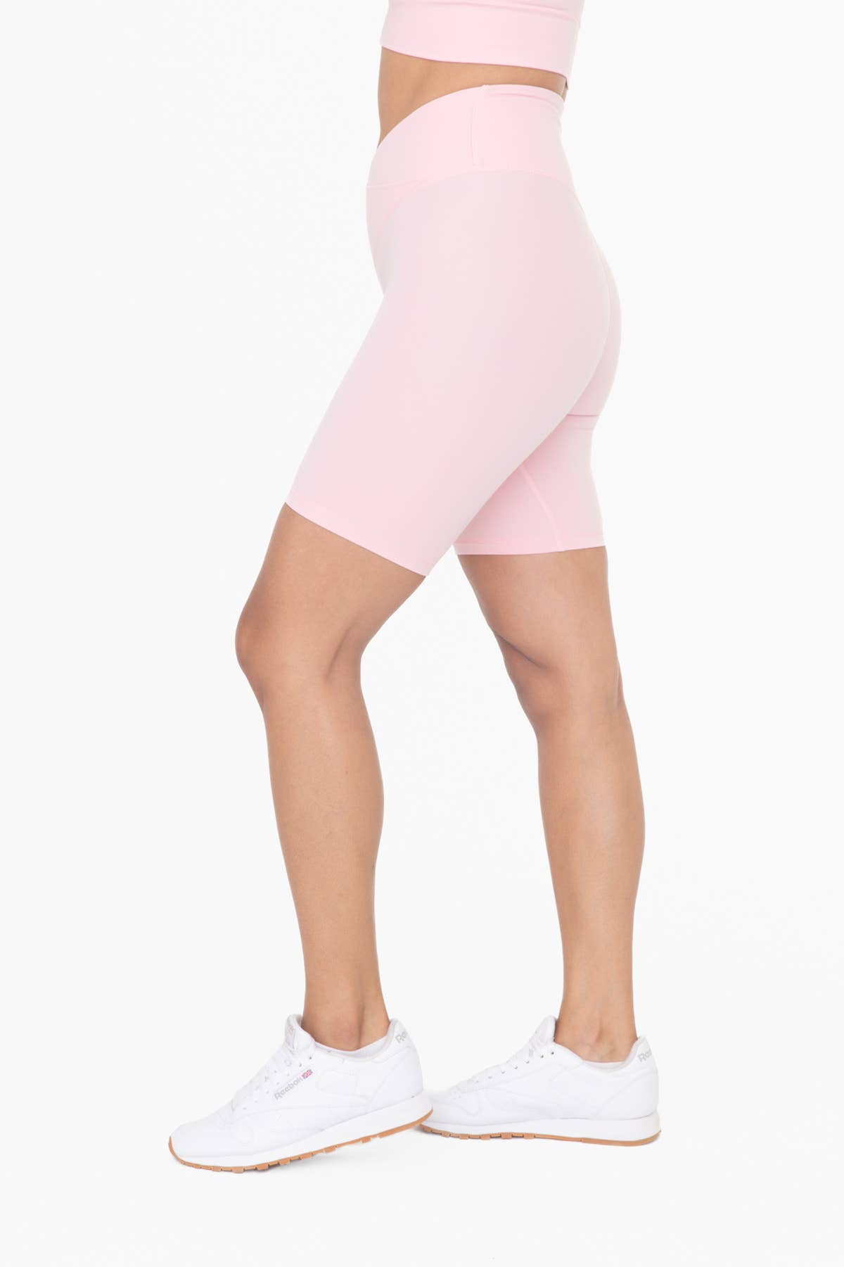 Mono B - Wholesale Athletic Shorts - Women's - Venice Crossover Waist Biker Shorts25