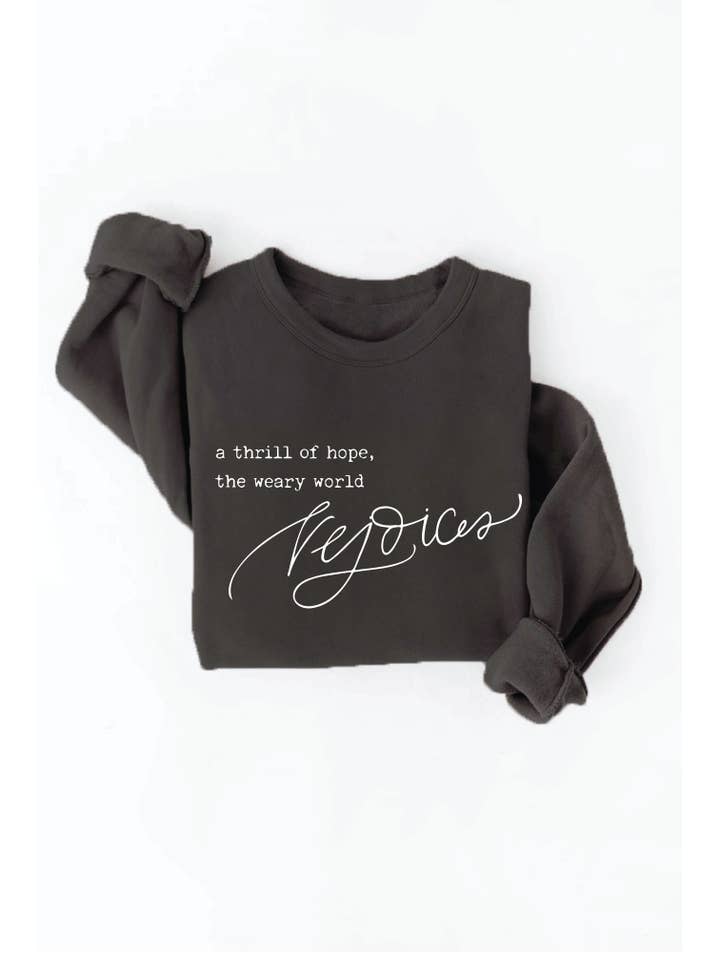 OAT COLLECTIVE - Wholesale Graphic Sweatshirt - Women's - A THRILL OF HOPE Graphic Sweatshirt1