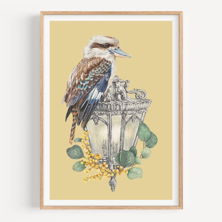 Il Guardiano del Bagliore/chartreuse - Stampa d'Arte Fine per la vendita all'ingrosso da parte di Hayley Wilson