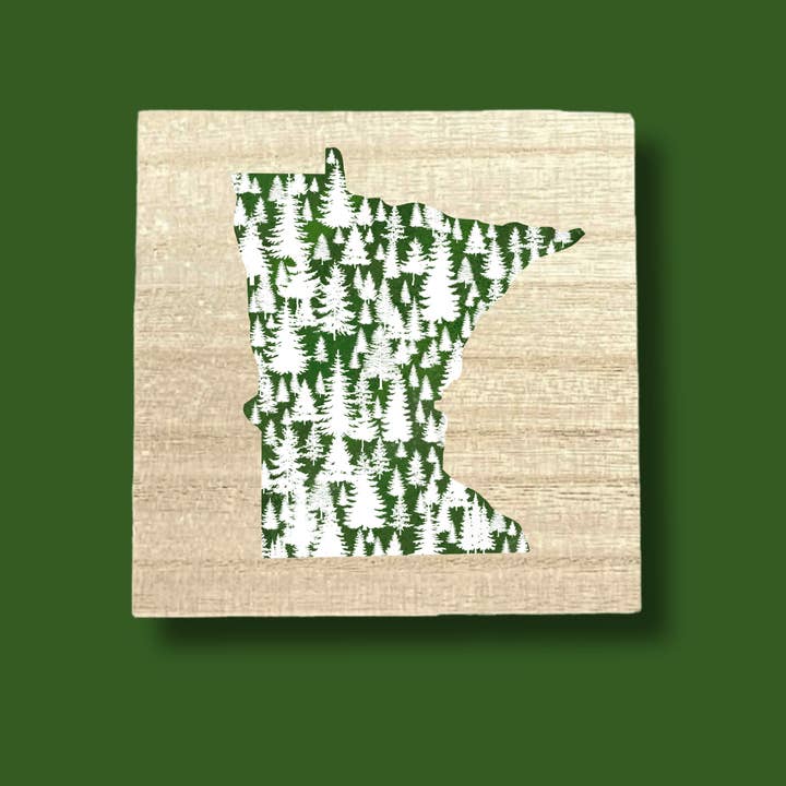 Fuzzy Loon Designs - Wholesale Sublimation transfer - MN Trees | UV DTF Single Print (3.5")1