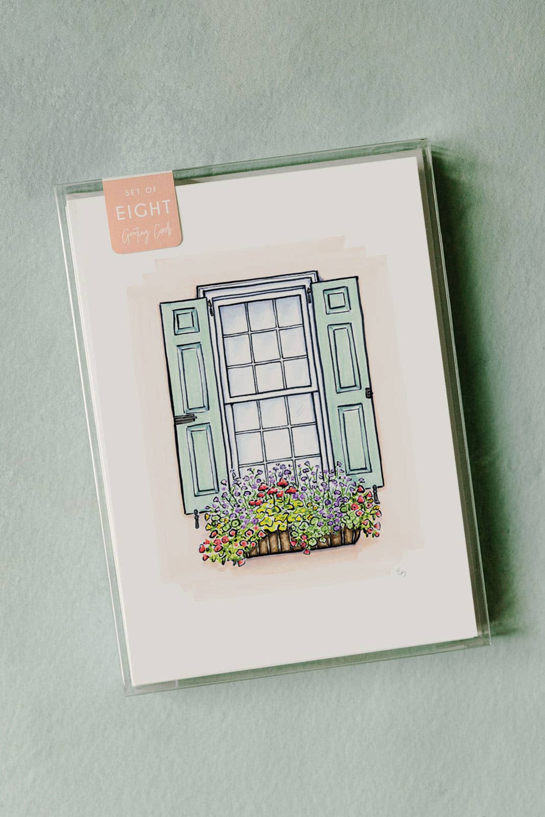 Texture Design Co - Wholesale Stationery/Notecard Set - Flower Box Greeting Card Set of 83