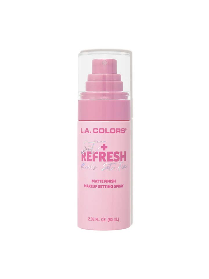 LA Colors CSS338 Matte Set + Refresh Setting Spray - 3pcs for wholesale by PINEAPPLE Beauty