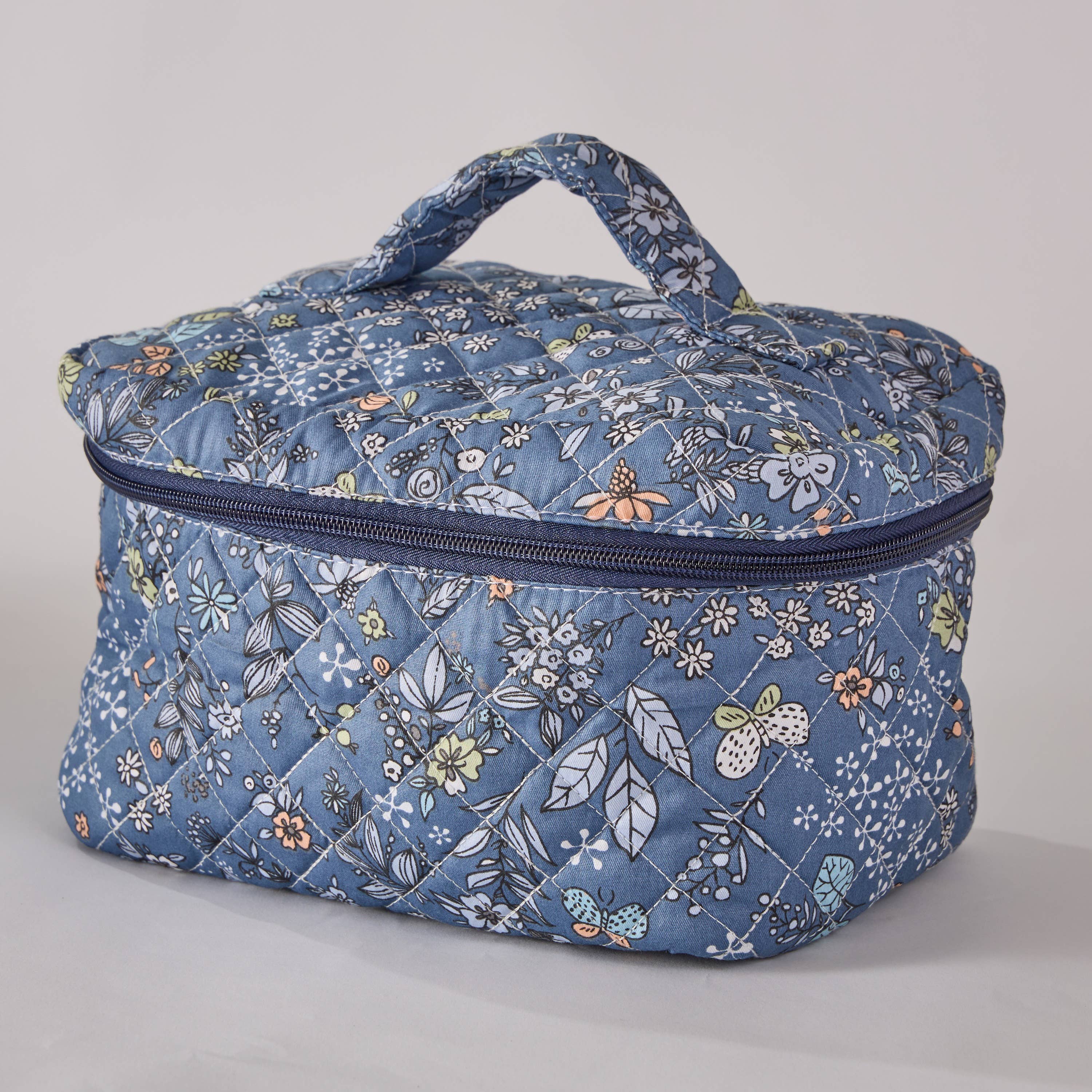 Sparkle Being - Vendita all'ingrosso Borsa per trucchi/cosmetici - Borsa Truccopelli Imbottita Whispering Flowers - Beauty Case / Cosmetici5