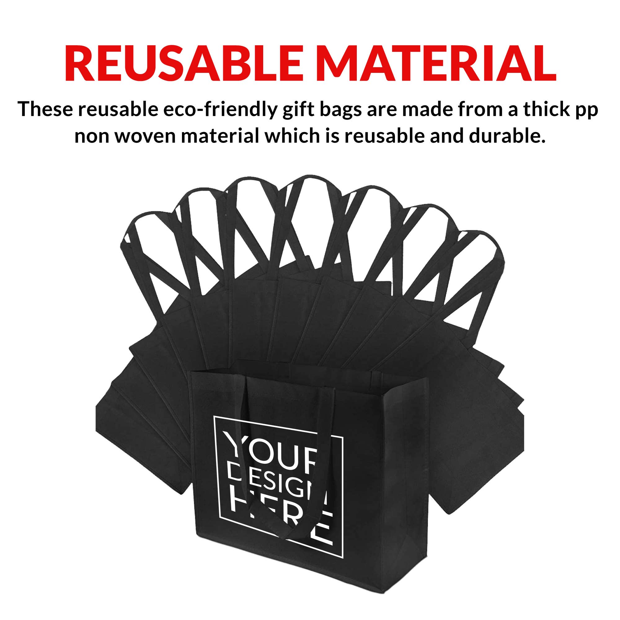 Radyan - Wholesale Tote Bag - Unisex - Custom Reusable Non Woven Tote Bags, Custom Printed13