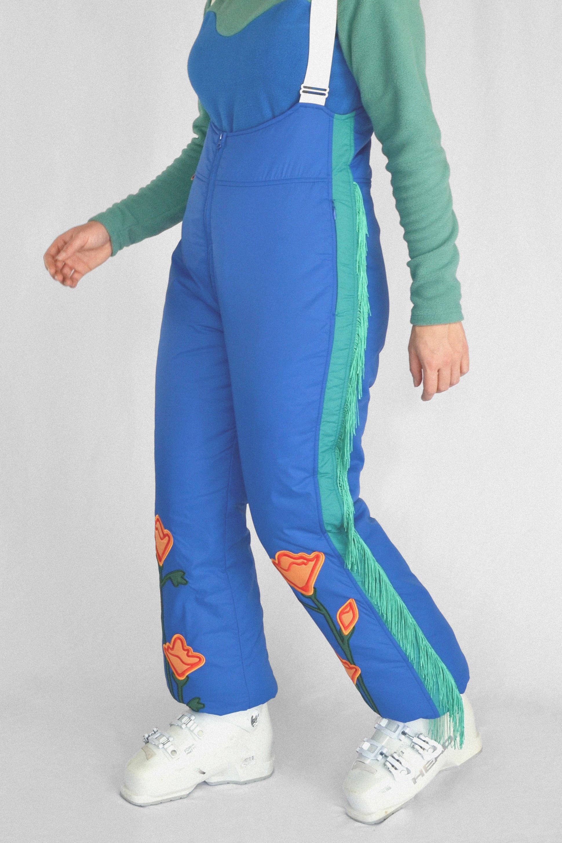 Hoohah - Wholesale Pants - Women's - Western Bibs in Beryl Blue1