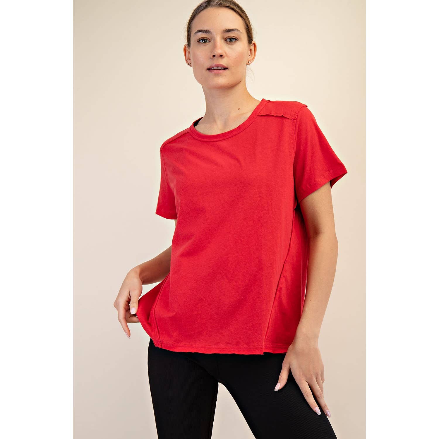 Rae Mode - Wholesale Athletic Top - Women's - COTTON CLUB SHORT SLEEVE TOP32