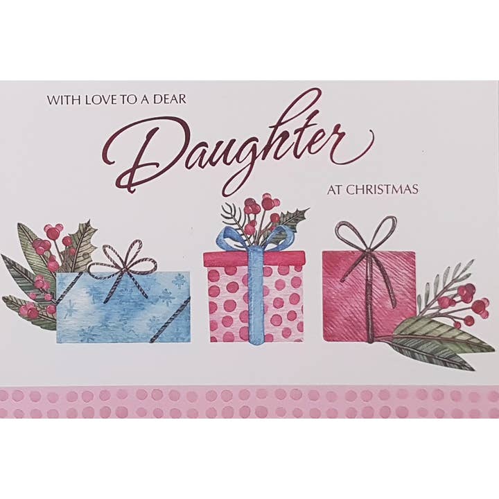 Christmas Cards - Family Daughter for wholesale by InterGreet.com