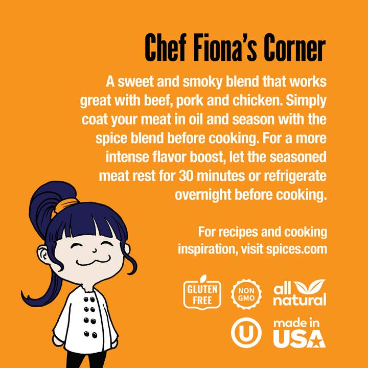 THE SPICE LAB - Wholesale Rub - Smoky Pecan Rub - Case of 6 - 5.3 oz Shaker Jars $3.78 ea.2