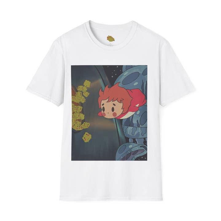 ponyo - Unisex Softstyle T-Shirt for wholesale by froggiebums