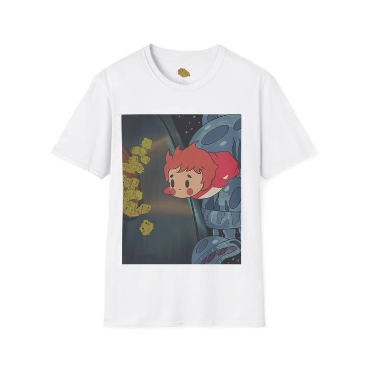 ponyo - Unisex Softstyle T-Shirt for wholesale by froggiebums