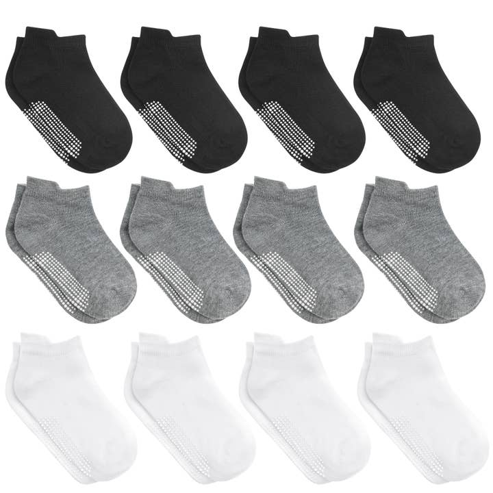 Debra Weitzner - Wholesale Socks - Kids - Toddler Ankle Socks - Non Slip Grips