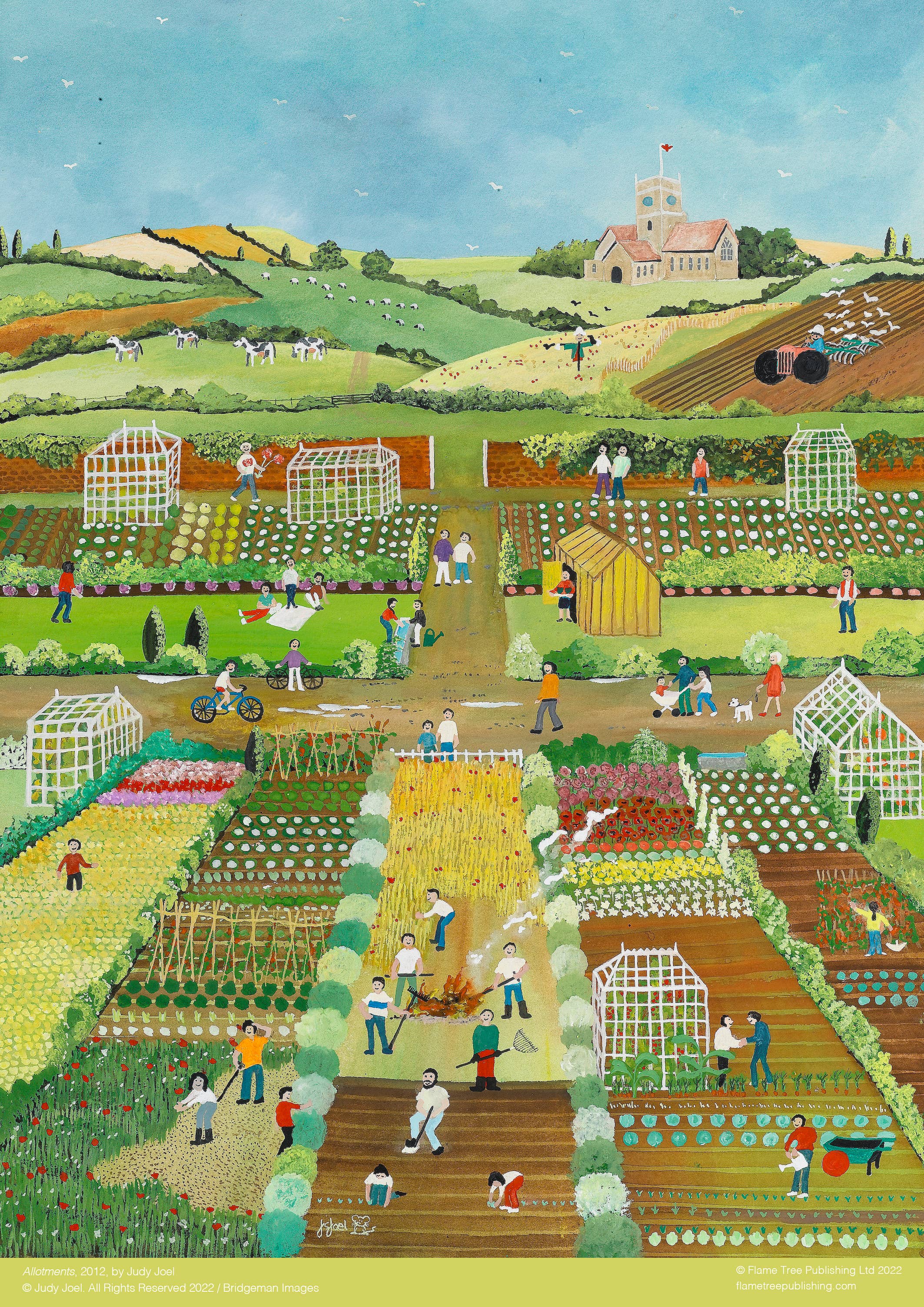 Flame Tree Gift – wholesale Puzzle – Adult – Adult Jigsaw Puzzle Judy Joel: Allotments, 2012 (500 Pieces)1