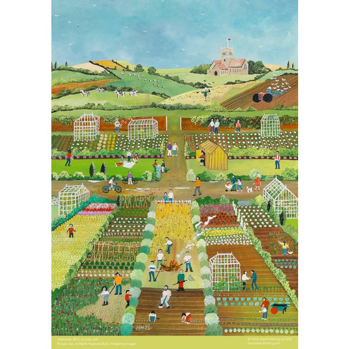 Flame Tree Gift – wholesale Puzzle – Adult – Adult Jigsaw Puzzle Judy Joel: Allotments, 2012 (500 Pieces)1